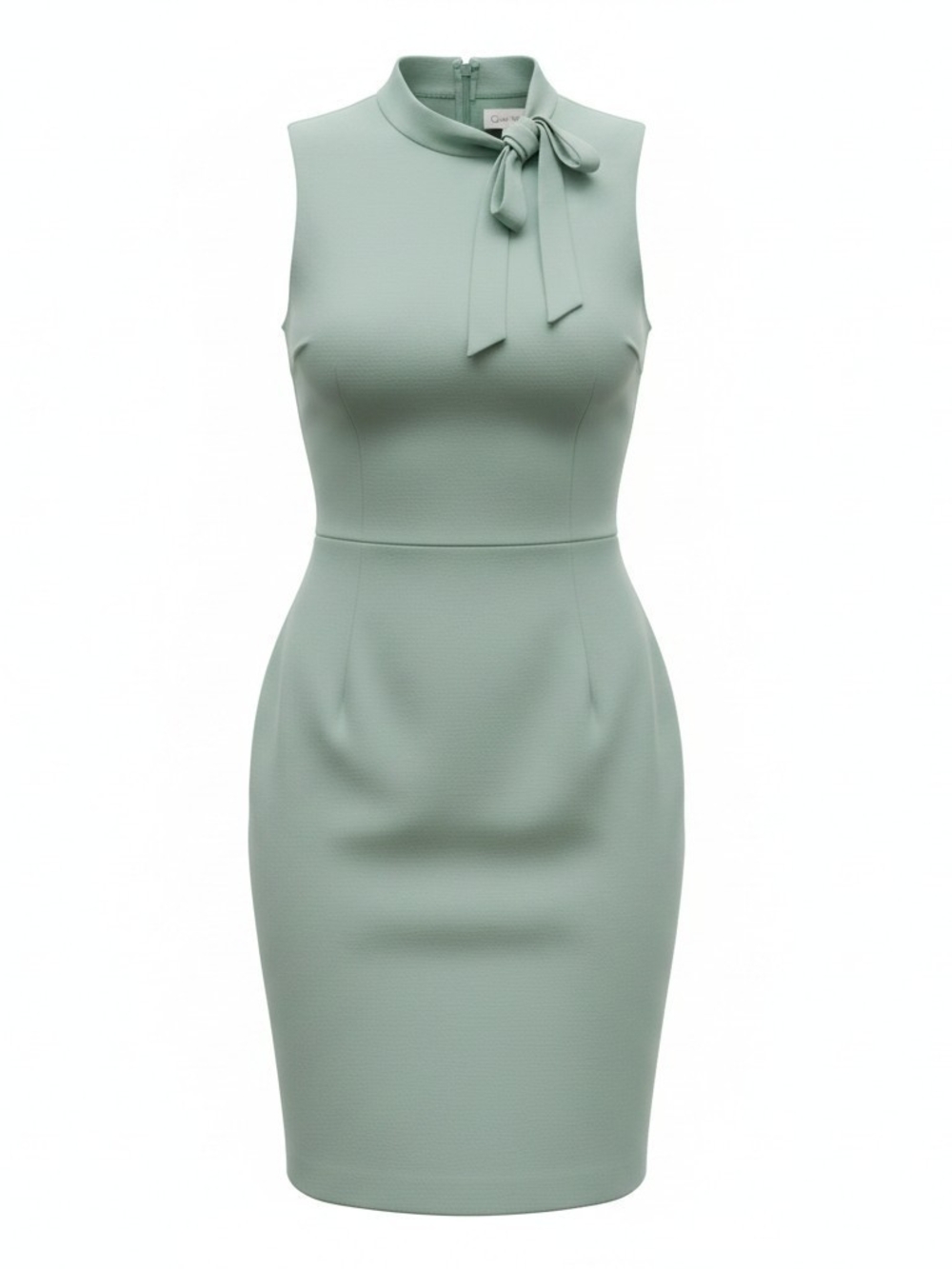 Calvin Klein Sleeveless Tie-Neck Sheath Dress in Mint Size 4
